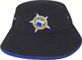 FRONT VIEW OF BUCKET KIDS HAT NAVY/ROYAL